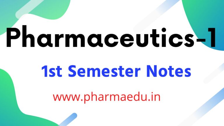 b pharm pharmaceutics 1 notes pdf download