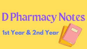 Read more about the article D Pharmacy Notes Free Download pdf 2024